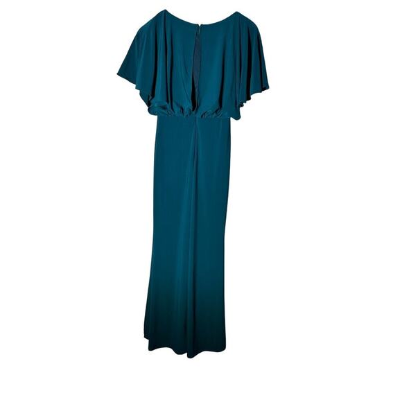 BHLDN Green Anthropologie Lena Jersey Blouson Maxi Gown Dress Size 0 - Picture 5 of 10